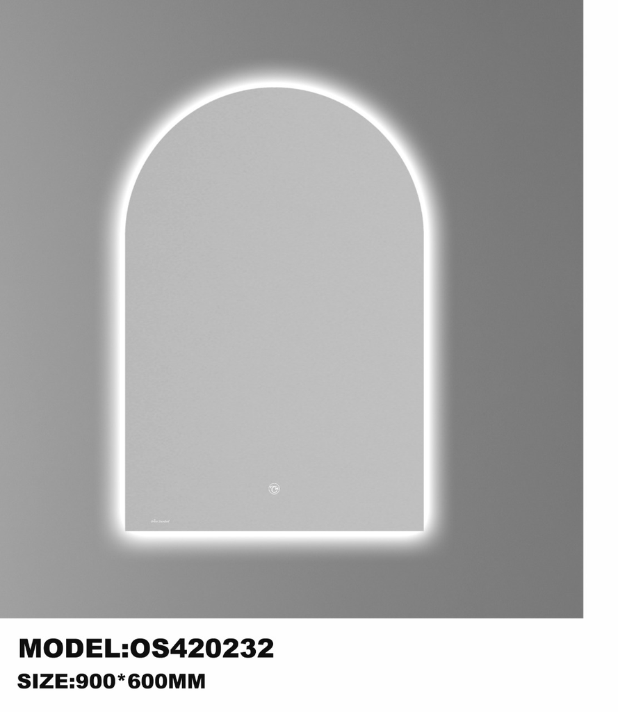 مراية ليد OS420232  مستطيل مقاس 90*60 سم