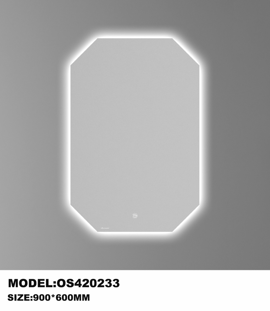 مراية OS420233  ليد  مقعر مقاس 90*60 سم