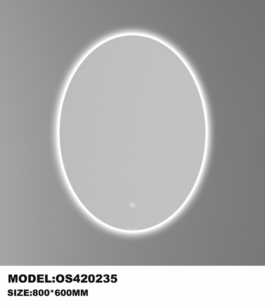 مراية ليد OS420235 صيني ORIENT STANDARD بيضاوي 60*80 سم