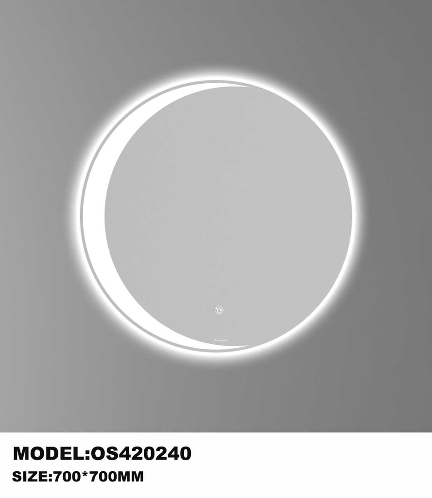 مراية ليد OS420240 دائري مقاس 70*70 سم