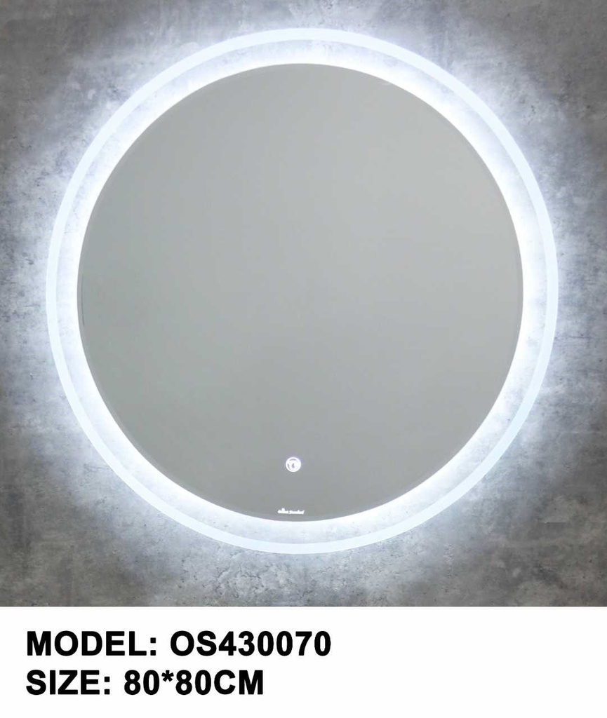  مراية  دائري ليد OS430070. مقاس 80*80 سم مع اللمس