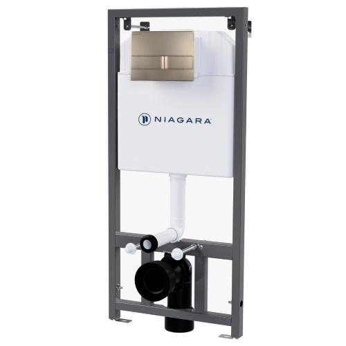 سيفون مخفي NIAGRA NL-RT-61455 مع ضغطة كروم مربع KARINA 226-001