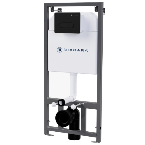 سيفون مخفي NIAGRA NL-RT-61455 مع ضغطة اسود دائري SENA 228-017 M