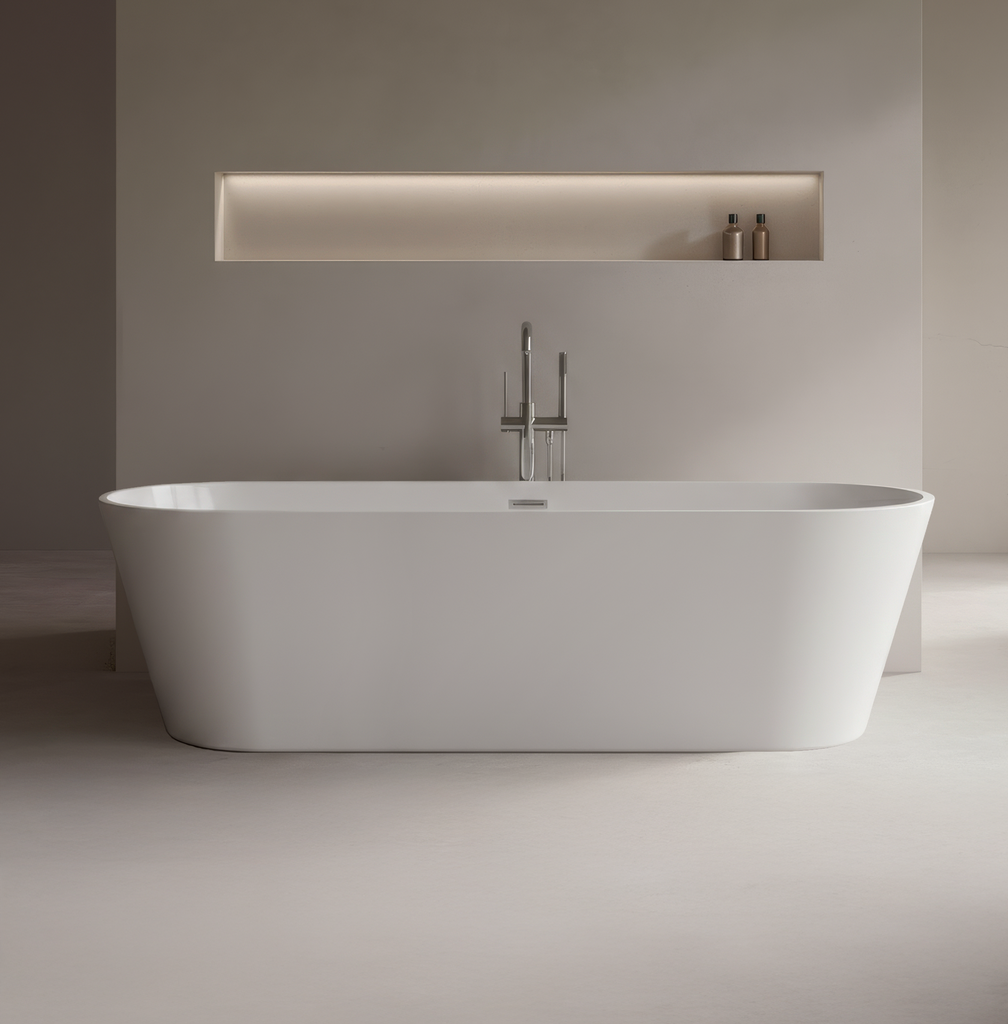 مغطس كلاسيك OS-515 صيني ORIENT STANDARD ابيض 60*74*170 بيضاوي