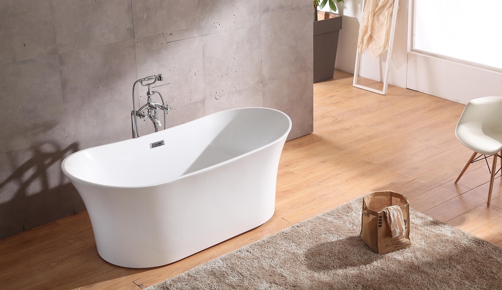 مغطس كلاسيكي RR125 صيني REST ROOM ابيض 169*79.5*66.5