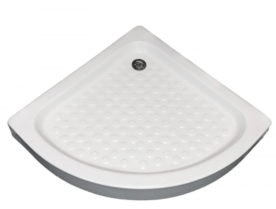 شاور زاوية جوانب 80*80*18 نور أبيض