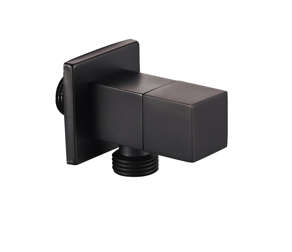 محبس زاوية اسود مربع OS854 صيني   1/2*1/2