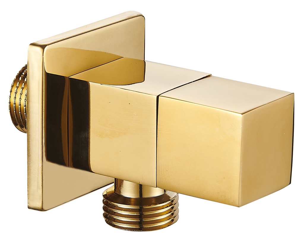 محبس زاوية OS854 صيني ORIENT STANDARD ذهبي مربع 1/2*1/2
