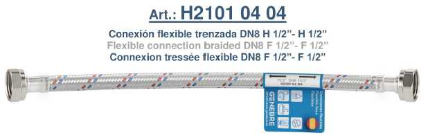 لي سخان مرن H2101 04 04 080 اسباني GENEBRE مقاس 80 سم F1/2 DN8 F1/5