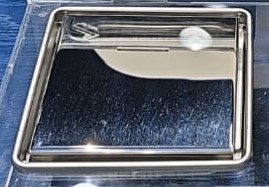 صفاية بلاط إيطالي كروم لامع  مع رداد غطاء  مقاس 15*15سم  VERONA