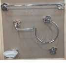 طقم اكسسوارات صيني F2500 كروم 6 قطع