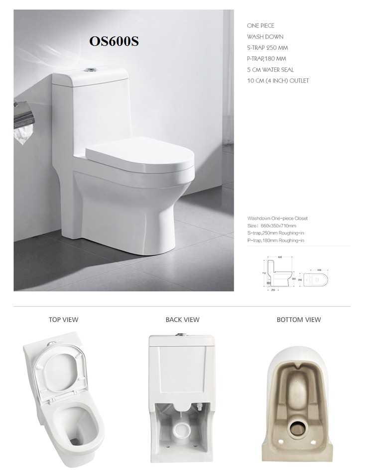 كرسي افرنجي OS600S ابيض 25سم