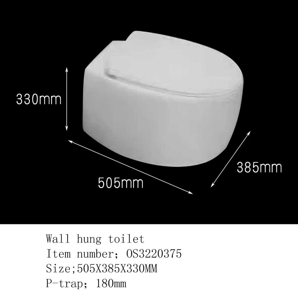 كرسي معلق دائري ابيض OS3220375 غطا ثقيل  UF