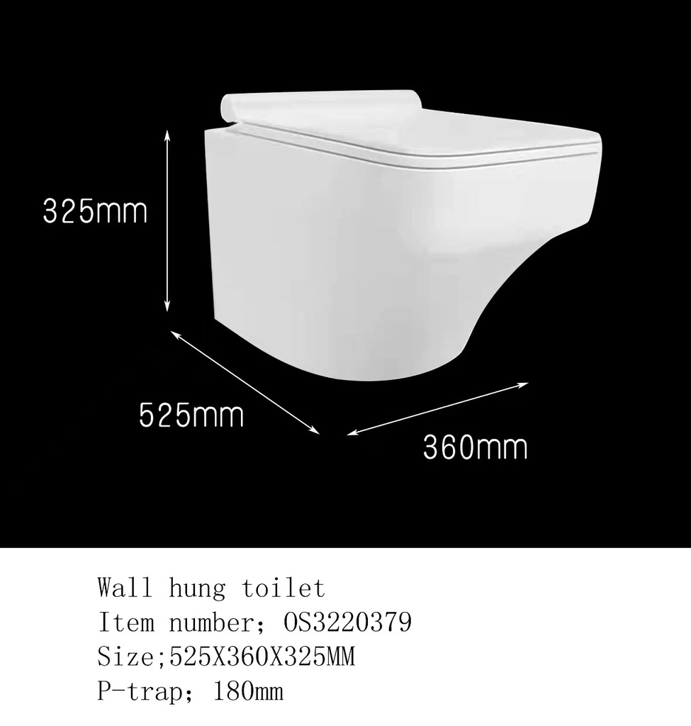 كرسي معلق مربع ابيض OS3220379 غطا ثقيل UF مقاس 52.5*36*32.5سم