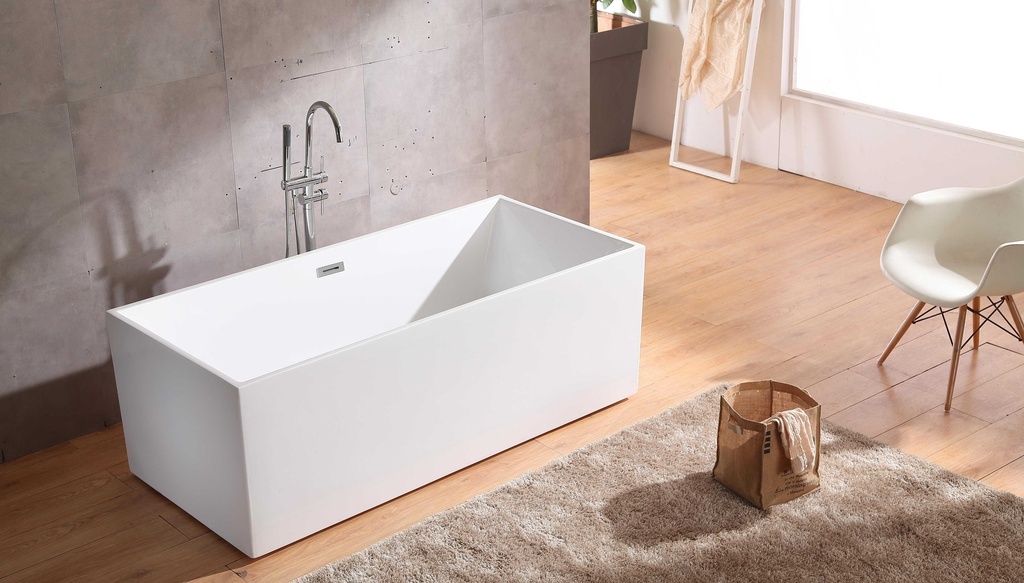 مغطس كلاسيكي  RR100 مقاس 170*80*60 ابيض