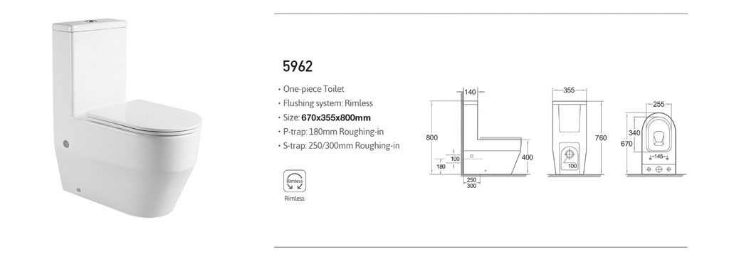 كرسي افرنجي ارضي LOLO511 ابيض 25 سم دائري 67*35*80 سم UF