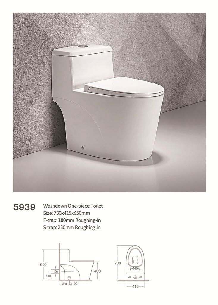 كرسي افرنجي ارضي LOLO512 ابيض 25 سم دائري 73*41*65 سم UF