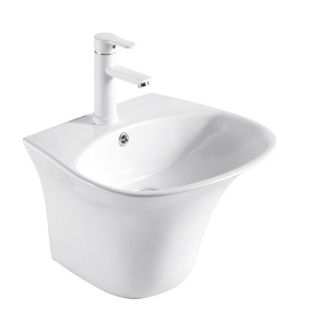 مغسلة سيراميك تعليق OS2120413 ابيض 45*44*37 سم دائري 