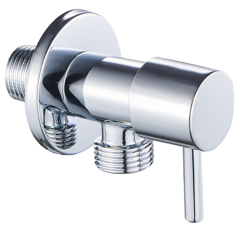 محبس زاوية OS854 صيني ORIENT STANDARD كروم دائري 1/2*1/2 