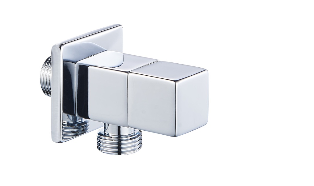 محبس زاوية كروم مربع OS854 صيني  1/2*1/2 