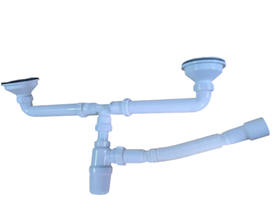 هراب مجلى صيني OS84 أبيض حوضين مع لي جرجور