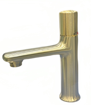 خلاط مغسلة RFU606N60LT4 FUSION ايطالي REMER ذهبي مطفي قصير