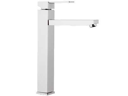 خلاط مغسلة عالي اتومتيك كروم Q11L مربع ايطالي QUBIKA