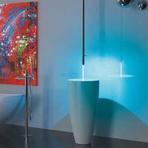 خلاط مغسلة تعليق مع إضاءة إيطالي Remer NR17