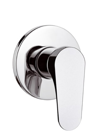 خلاط دش مخفي L30 CLASS LINE ايطالي REMER اسود مطفي خط واحد وجه دائري