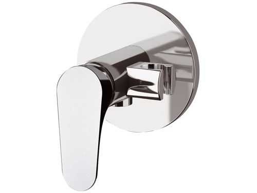 خلاط شطاف مخفي مع قاعدة دائري إيطالي Remer L65B كروم لاين