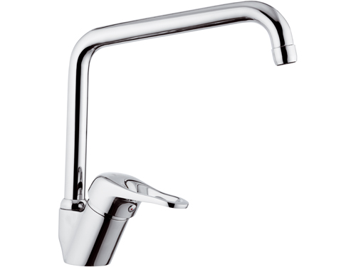 خلاط مجلى 1 خ K423U كروم اتومتيك رقبة u ريمر  ايطالي